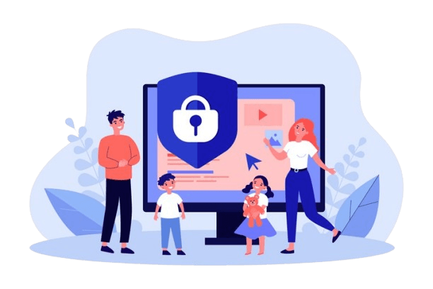 A family protected online